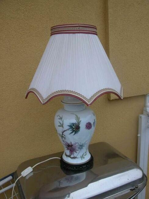 porcelanowa lampa limoges
