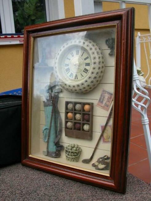 obraz zegar o wymiarach 40/31cm