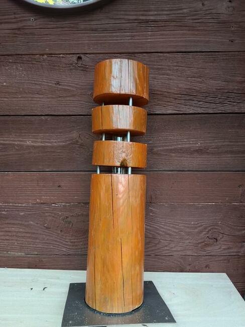 Lampy ogrodowe drewniane