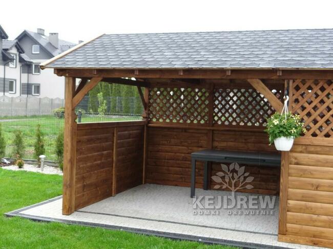 Altana prostokatna altany drewniane altanki ogrodowe
