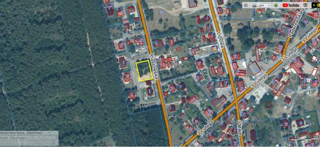 Piękna działka budowlana Słońsk, ul. Piastowska