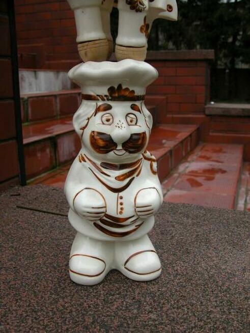 ceramiczna figurka plus akcesoria kuchnia