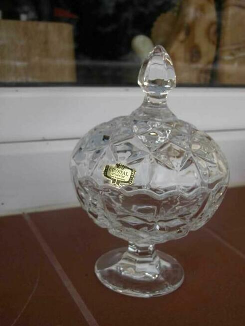 stara kryształowa bombonierka nr 2