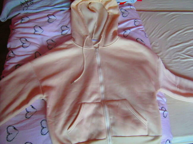 Nieuzywana damska bluza polarowa z kapturem, rozmiar M