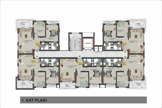 Mieszkania blisko morza w Okurcalar, Alanya TURCJA