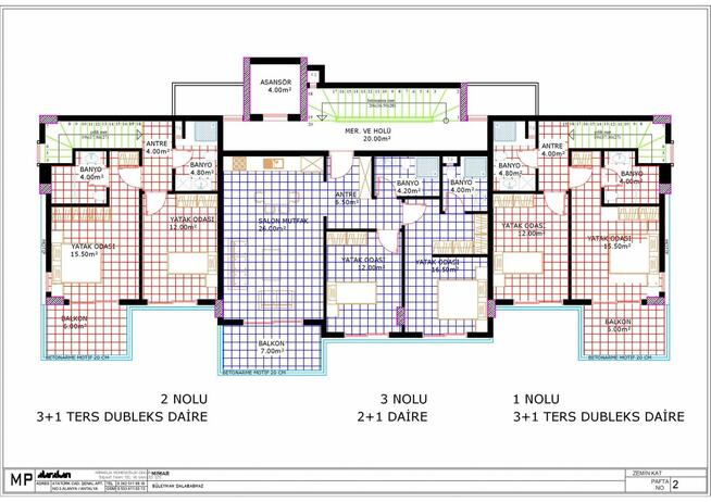 Mieszkania z widokiem na morze w Alanyi - Turcja