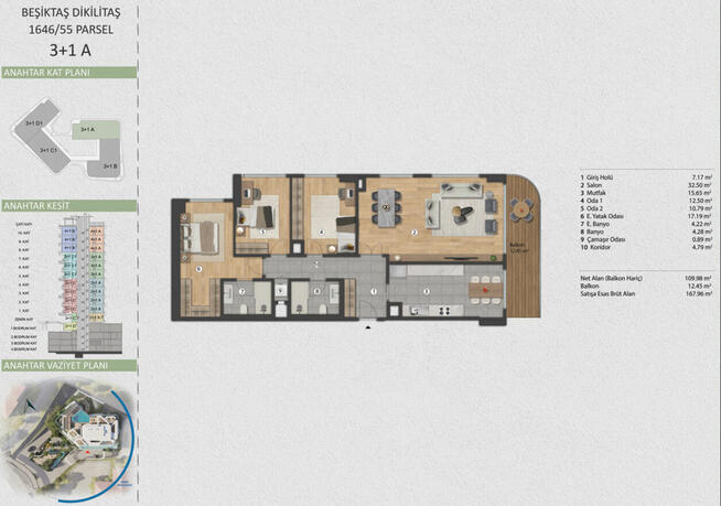 Mieszkania z widokiem na Bosfor w Beşiktaş w Stambule