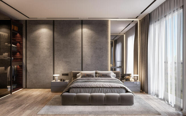 Apartamenty w kompleksie pierwszej klasy w Maslak w Stambule