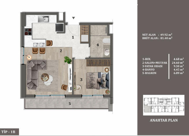 Apartamenty w kompleksie pierwszej klasy w Maslak w Stambule