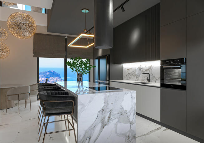 Kompleks willi w dzielnicy Tepe w Alanyi TURCJA