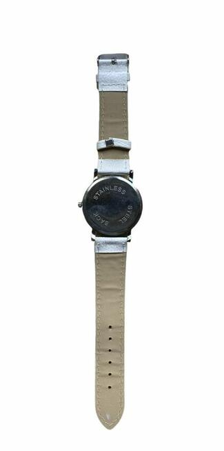 Zegarek Geneve z białym paskiem