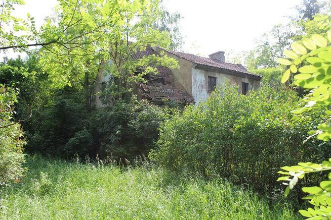 Nieduże poniemieckie siedlisko, 5 km od Karwicy