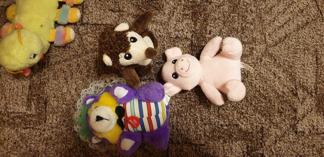 Pluszaki, maskotki z lat 90-tych (14 sztuk)