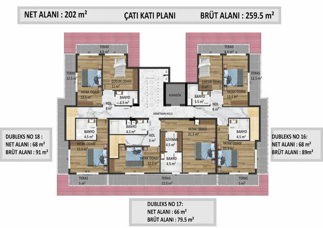 Komfortowe apartamenty w Oba w Alanyi TURCJA