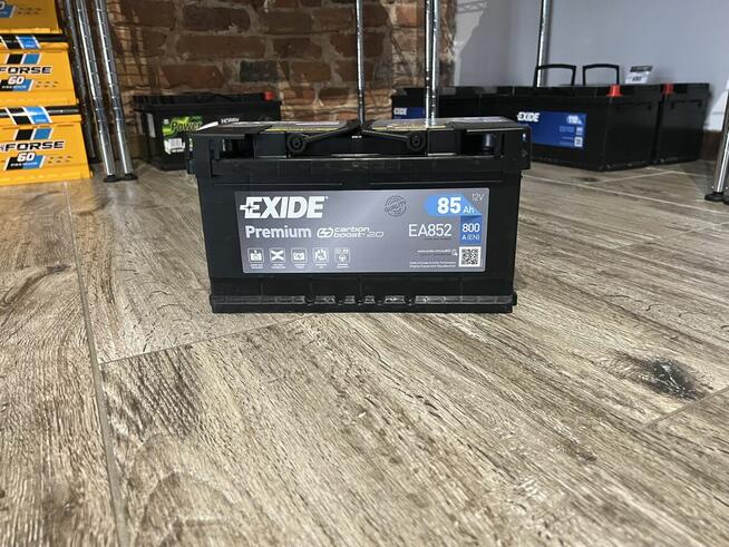 Akumulator 85Ah 800A Exide Premium EA852 PRAWY PLUS