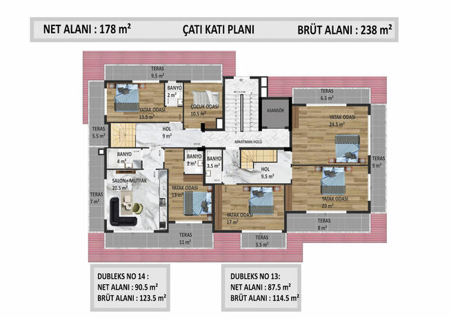 Komfortowe apartamenty w Oba w Alanyi TURCJA