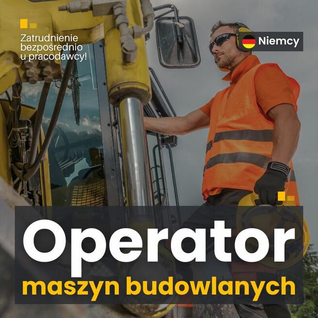 Operator maszyn budowlanych – Niemcy