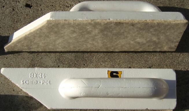 PACA STYROPIANOWA SCHED–POL KĄTOWA SKOŚNA z Filcem Gumą 8x34