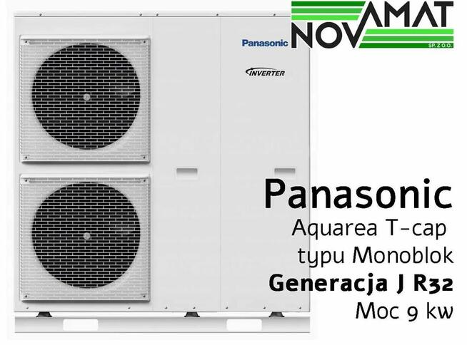 Pompa ciepła PANASONIC MONOBLOK ser. J 9 kW WH-MXC09J3E8