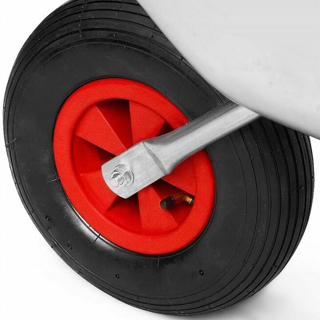 Taczka ogrodowa budowlana HIGHER 120L: Wygodny i Bezpieczny