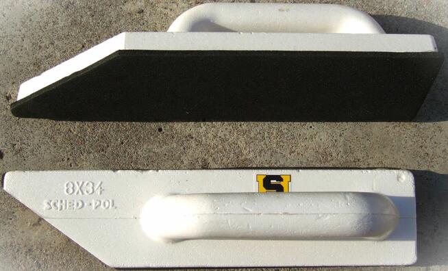 PACA STYROPIANOWA SCHED–POL KĄTOWA SKOŚNA z Filcem Gumą 8x34