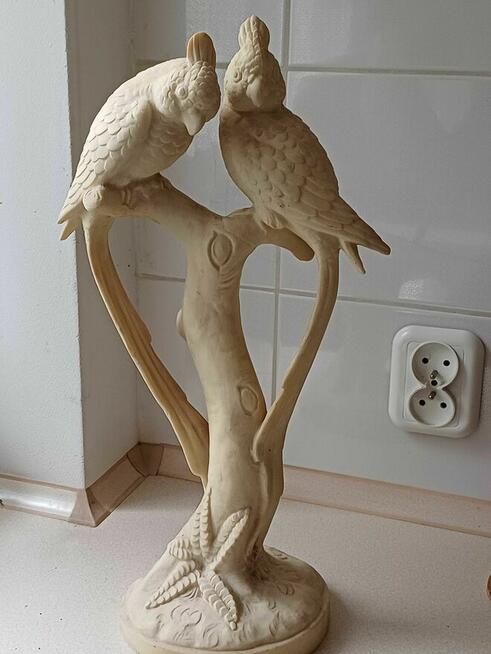 Figurka papużki marmur