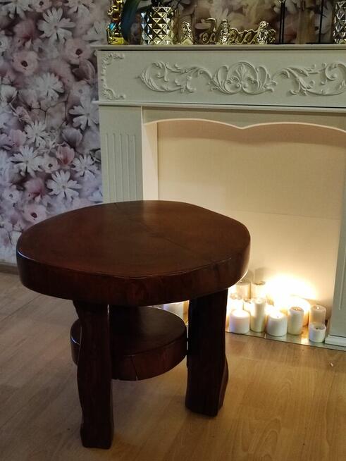 Stolik / Lite Drewno / Dąb / Art Deco