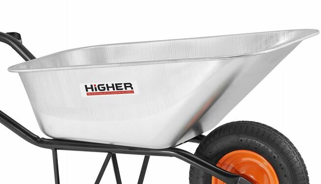 Taczka budowlana ogrodowa HIGHER 130 L