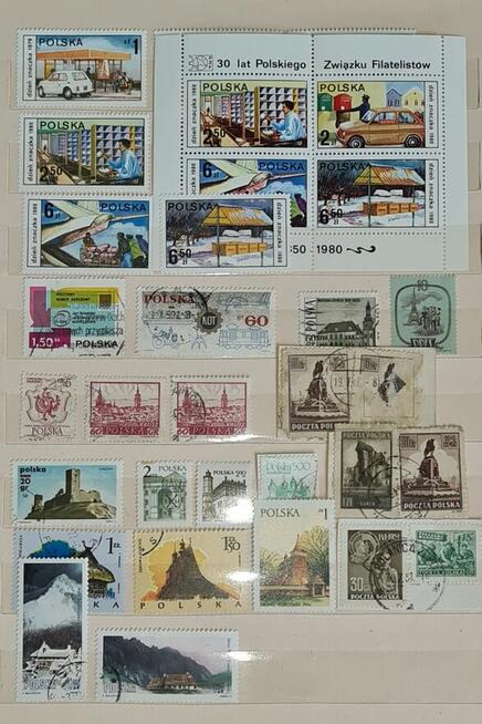 Klaser ze Znaczkami PRL 1950-1990r Starocia