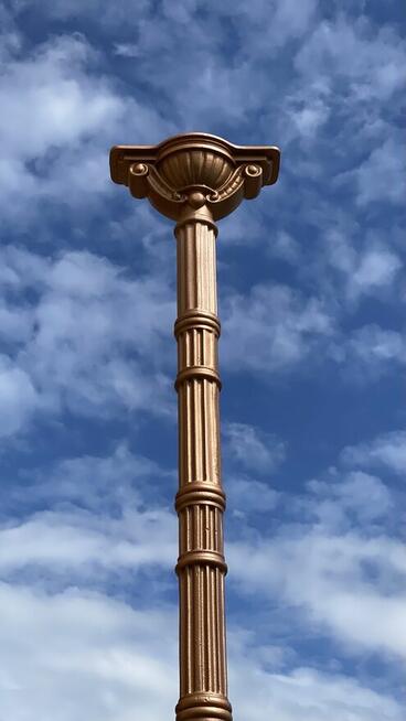 SŁUP ŻELIWNY PERGOLA PODPORA H-2800mm BROWAR