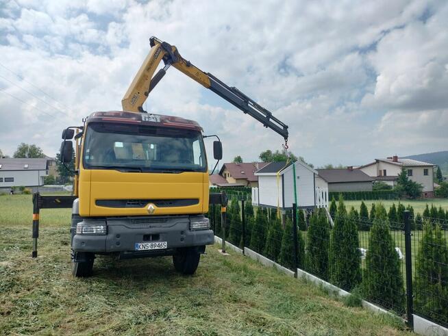 Usługi transportowe ciężarówka z HDS