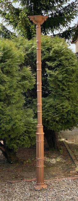 SŁUP ŻELIWNY PERGOLA PODPORA H-2800mm BROWAR