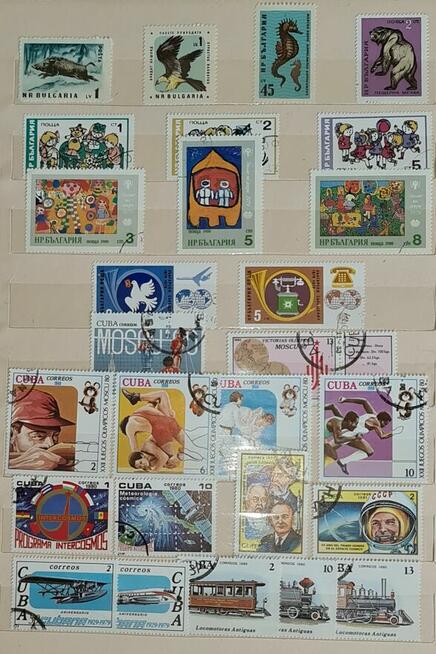 Klaser ze Znaczkami PRL 1950-1990r Starocia