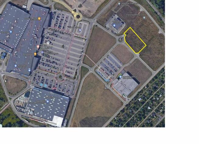 Działka inwestycyjna w obrębie C.H. Arena Glwice