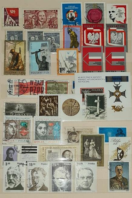 Klaser ze Znaczkami PRL 1950-1990r Starocia