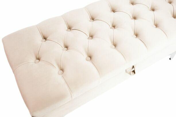 Ławka ze Schowkiem Skrzynia Beż - Przedpokój, Hol, Sypialnia