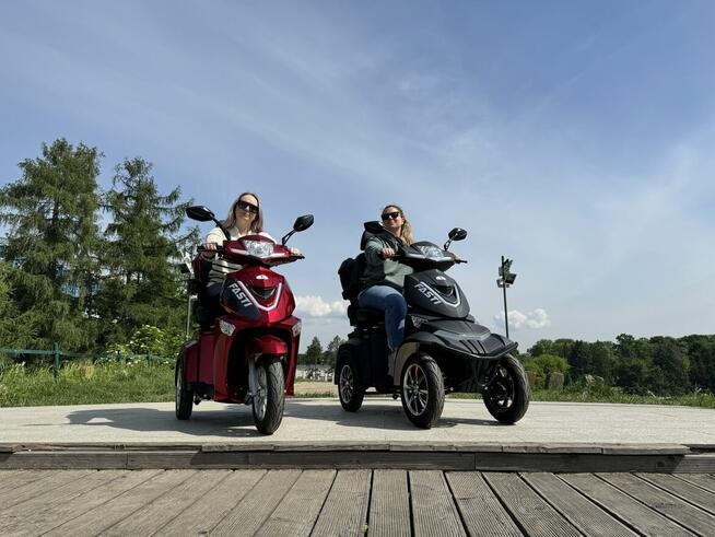 Skuter elektryczny trójkołowy Fasti 3 Max, czerwony