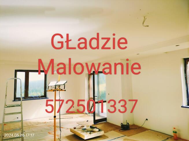 Gładzie -Malowanie