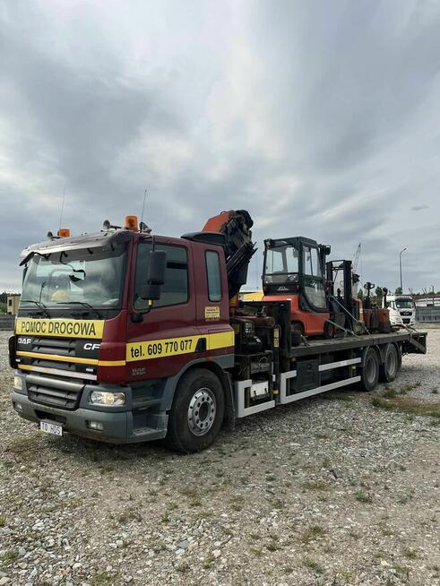 Transport maszyn budowlanych Kielce Niskopodwozie HDS