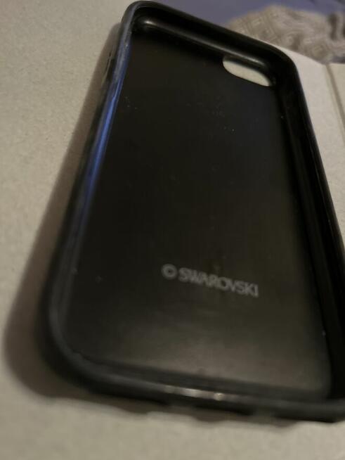 Etui na IPHON Czarne SWAROVSKI OZDOBY