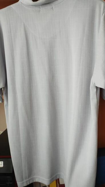 Męskie popielate polo LOTUS – rozmiar L