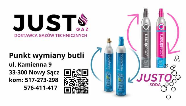 Dwutlenek węgla gaz do saturatora SodaStream Philips Grohe