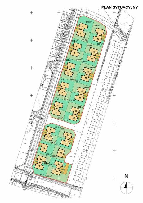 Kobylnica Inwestycja Marsylia parterowe domy z garażami