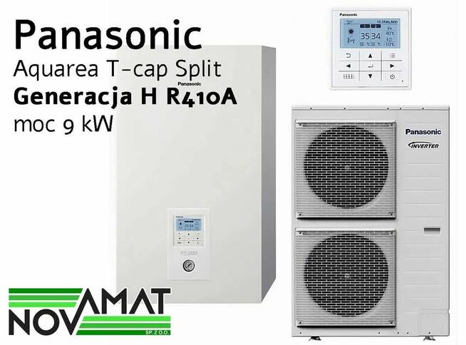 Pompa ciepła Panasonic T-CAP seria H 9kW R410A KIT-WXC09H3E8