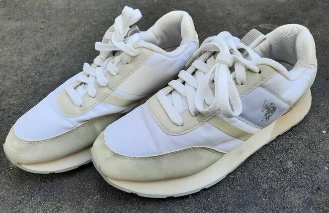 38 U.S. Polo damskie sneakersy białe 23,5 cm