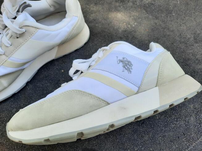 38 U.S. Polo damskie sneakersy białe 23,5 cm