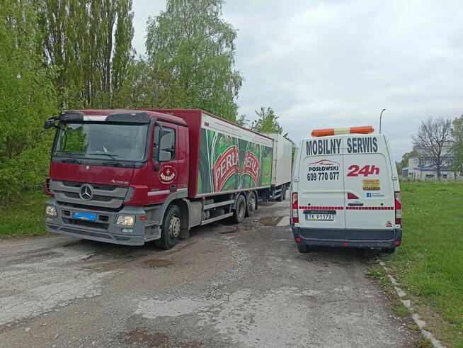 Pomoc drogowa KIELCE Transport HDS Wymiana kół TIR 24/7