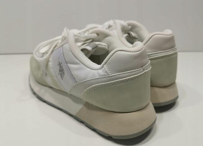38 U.S. Polo damskie sneakersy białe 23,5 cm
