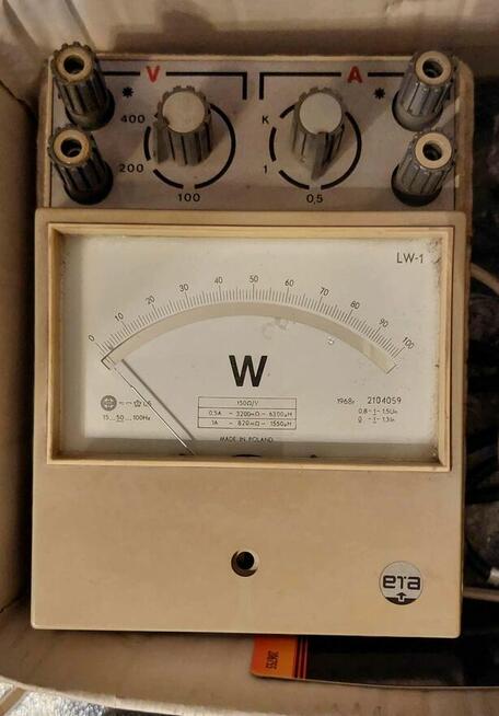 Watomierz ferrodynamiczny LW-1