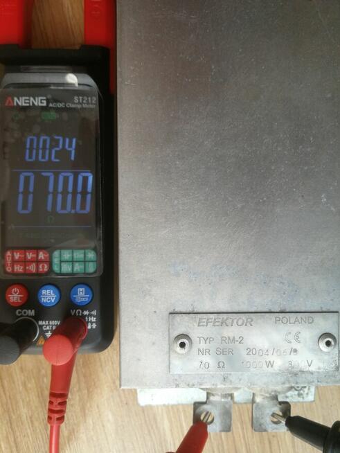 Rezystor hamujący EFEKTOR RM-2 1000 Wat, 70 om.